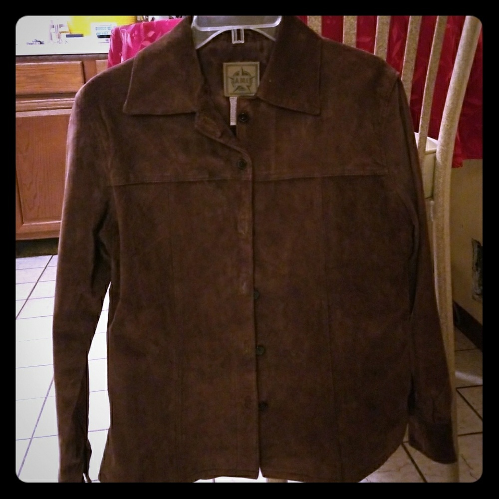 AMI Suede Leather Jacket
